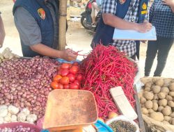 Satgas Saber Pelanggaran Harga, Keamanan dan Mutu Pangan 2026 Monitoring Bapokting di Pasar Bakaran Batu