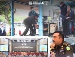 Kejati Sumut Hadiri Pemusnahan Barang Bukti Narkotika Skala Besar di Mapolda Sumatera Utara