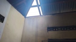 STM Hilir Diterjang Puting Beliung, Atap Rumah Wartawan Rusak Diterbangkan Angin