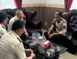Jalin Sinergi Baru, Plt. Kepala Lapas Narkotika Langkat Silaturahmi dan Koordinasi dengan Camat Hinai