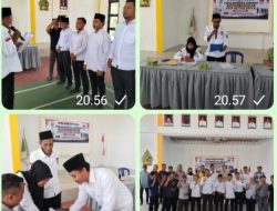 Badan Permusyawaratan Desa Payung Sekaki Gelar Pelantikan dan Pengambilan Sumpah Panitia Pilkades Serentak Tahun 2026..