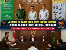 Marsudi dan Pantas Tarigan M.Si Sambangi Komisi Yudisial RI Sumut, Konsultasikan Etika dan Perilaku Hakim