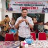 Camat Tambusai Utara Hadiri RAT KAGUSTA Tahun Buku 2025 Halaman Kantor KORDIK Tambusai Utara .