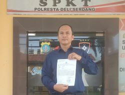 Diduga Memaki dan Mengintimidasi Lewat Telepon, Oknum Kades Dilaporkan ke Polresta Deli Serdang