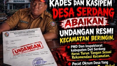 Klarifikasi Dugaan Persyaratan Ijazah Kasipem Desa Serdang Mandek? Kades dan Kasipem Tak Hadiri Undangan Kecamatan