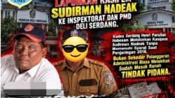 Ketua LSM LIPAN Sumut Desak Camat Beringin Laporkan Kades dan Kasipem Desa Serdang ke PMD serta Inspektorat