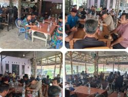 Ngopi Bareng,, Ketua PC K. SPSI – F. SPTI Rohul M Sahril Topan ,ST.MM. Bersama PUK. PT.KAS dan PUK .PT. MlS Mahato.